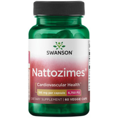 Swanson Nattozimes 195 mg 60 Veggie Capsules