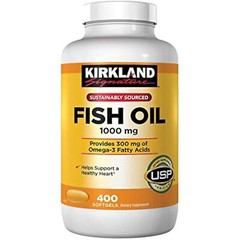 Kirkland Signature Omega-3 Fish Oil Concentrate 1000 mg Fish Oil with 30%