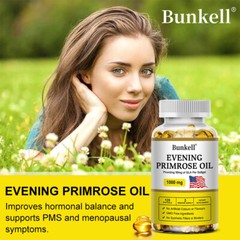 Evening Primrose Oil Capsules 1000MG with GLA -Anti-Aging,Whitening Capsules