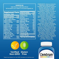 Centrum Multivitamin for Men – 200 Tablets, Vitamin D3, B Vitamins, Non-GMO