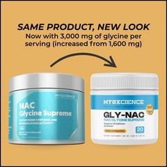 MYOXCIENCE NAC Glycine Supreme | N-Acetyl-L-Cysteine, Glycine, and Taurine Co…