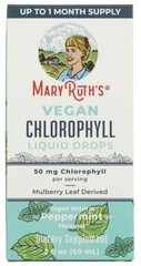 Mary Ruth’s Vegan Chlorophyll Liquid Drops Peppermint, 50mg, 2 fl oz (60ml)