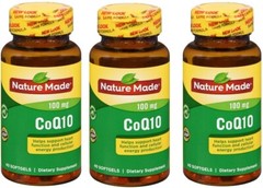 Nature Made CoQ10 100mg 40 Liquid Softgels(3 Pack)