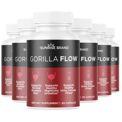 Gorilla Flow- Prostate Support/Urinary Tract Health 6 Bottles 360 Capsules