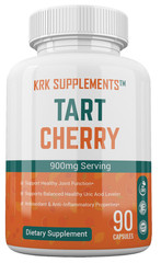 1 Tart Cherry Extract 900mg Anthocyanins for Gout Joint Pain Arthritis