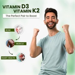 Himalayan Organics Vitamin D3 600IU with K2 as MK7 supplement (120 Veg Tablets)