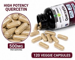 Quercetin 500mg 360 Veggie Capsules 3 Pack Immune Support Non GMO