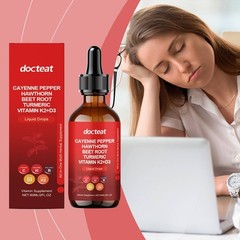 Vascu Flow Cayenne Pepper Liquid Hawthorn Drops Root Vitamin Premium