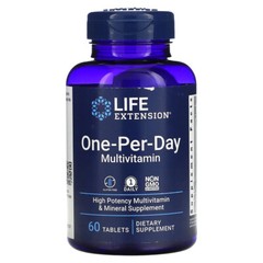 Life Extension One-Per-Day Multivitamin , 60 Tablets