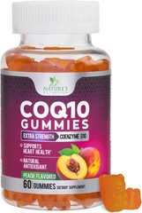 Nature’s Nutrition CoQ10 Gummies 100mg – High Absorption Coenzyme Q10 Supplement