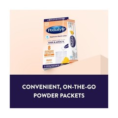 Pedialyte Electrolyte Powder, Hydration Drink for Kids & Adults, Orange, 100 …
