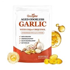 Aged-Resilia Garlic Extract 600mg Softgels (60 Count)