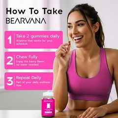 BEARVANA Top Support Women’s Multivitamin Gummies – 60