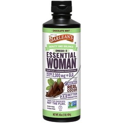Essential Woman Chocolate Mint Liquid Supplement from Flaxseed, Evening Primr…