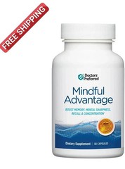 Mindful Advantage Brain Memory Focus Supplement – 30 Caps