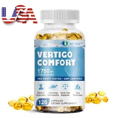 Vertigo Comfort Capsules 1750mg – Dizziness Relief Supplements, Body Balance