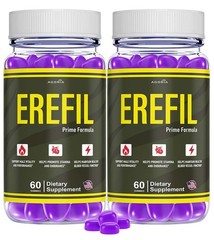 (2 Pack) Erefil Advanced Male Health Support Vitamin Supplement Ere Fil Gummies