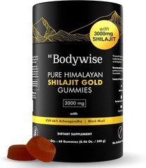 Pure Himalayan Shilajit Gummies Gold with Ashwagandha – 60 Gummies