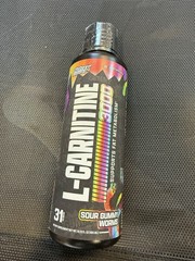 🔥Nutrex Research L-Carnitine 3000 Liquid Dietary Supplement Sour Gummy Worms