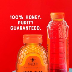 Nate’S 100% Pure, Raw & Unfiltered Honey – Award-Winning Taste, 32Oz. Squeeze Bo
