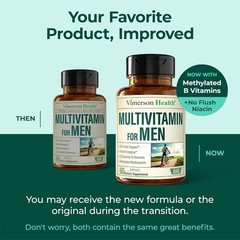 Multivitamin Men Methylated Daily Capsules B12 A D C Zinc Magnesium 60 capsules