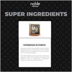 Magnesium Glycinate 550mg 120 Capsules Veg 4 Month Supply