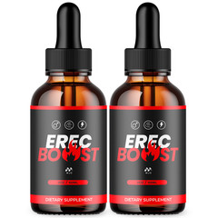 (2 Pack) Erec Boost Drops Male Health Support Vitamin Supplement 60 Servings