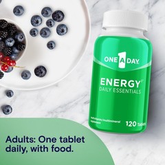 One A Day Energy Daily Essentials Multivitamin 120 Count Mental Alertness Immune