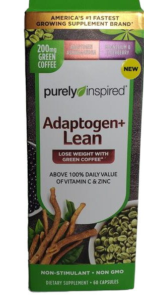 Adaptogen + Lean for Weight Loss | Purely Inspired Adaptogen + Lean 60 CT