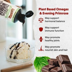 Essential Woman Chocolate Mint Liquid Supplement from Flaxseed, Evening Primr…