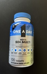 One A Day Men’s 50+ Complete Multivitamin – 100 Tablets Exp 04/27 Free Shipping