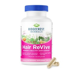RidgeCrest Herbals Hair ReVive, Nutritional Hair Supplement with Vitamin C, B…