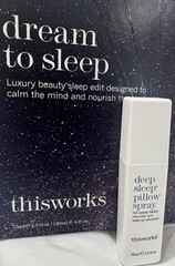 THISWORKS Deep Sleep Pillow Spray, Natural Relaxation Aid for Stress & Anxiety