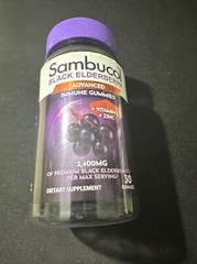 Sambucol Black Elderberry Immune Support Gummies With Vitamin C& Zinc 30exp2/27