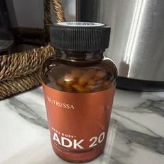 Nutrissa ADK 20 Vitamin A Retinyl Acetate D3 Cholecalciferol K2 MK-7 120