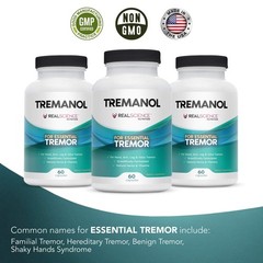 Tremanol – All Natural Essential Tremor Herbal Supplement – May Provide Long-