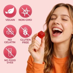 1~2x Mushroom Gummies/ Premium Feminine Balance Gummies/ Spicy Cubes Gummies