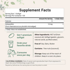 2 Pack | Astaxanthin 12mg, 120 Softgels, 4 Month Supply-NEW FREE SHIPPING