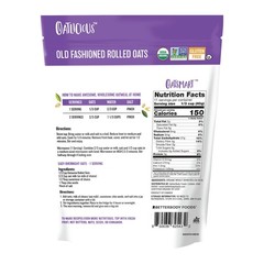 Oatsome Organic Rolled Oats, 1lb Bag – Gluten-Free, 16 Ounce (Pack of 1)