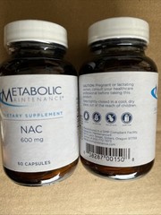Metabolic Maintenance Nac – 600 Mg – N-Acetyl Cysteine – Liver Immune 120ct