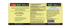 Ezorb Calcium Capsules for Bone Joint and Muscle Health – 180 Count