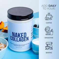 NAKED Collagen Peptides Protein Powder, 60 Servings, Pasture-Raised, Unflavored