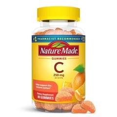 Vitamin C Gummies 250mg per Serving, 80 Count 80 (Pack of 1)