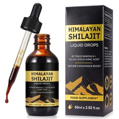 Shilajit Pure Himalayan Organic Resin Drop, 2.02 Fl Oz (Pack of 1)