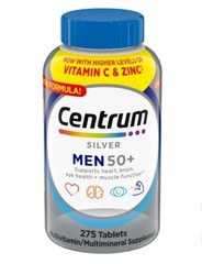 Centrum Silver Men 50+ Multivitamin, 275 Tablets US