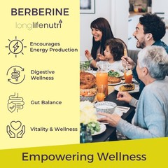Berberine 500mg HCL Extract – from Berberis 180 Count (Pack of 1), Yellow