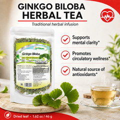 Ginkgo Biloba Herbal Tea – Natural Cognitive & Circulatory Support VITALAEL