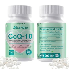 Coenzyme Q-10 200mg Ubiquinol Antioxidant, Heart Health Support, Increase Energy