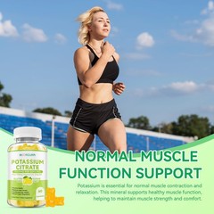 Potassium Citrate 1000mg Gummies, Supplement 60 Count (Pack of 1)