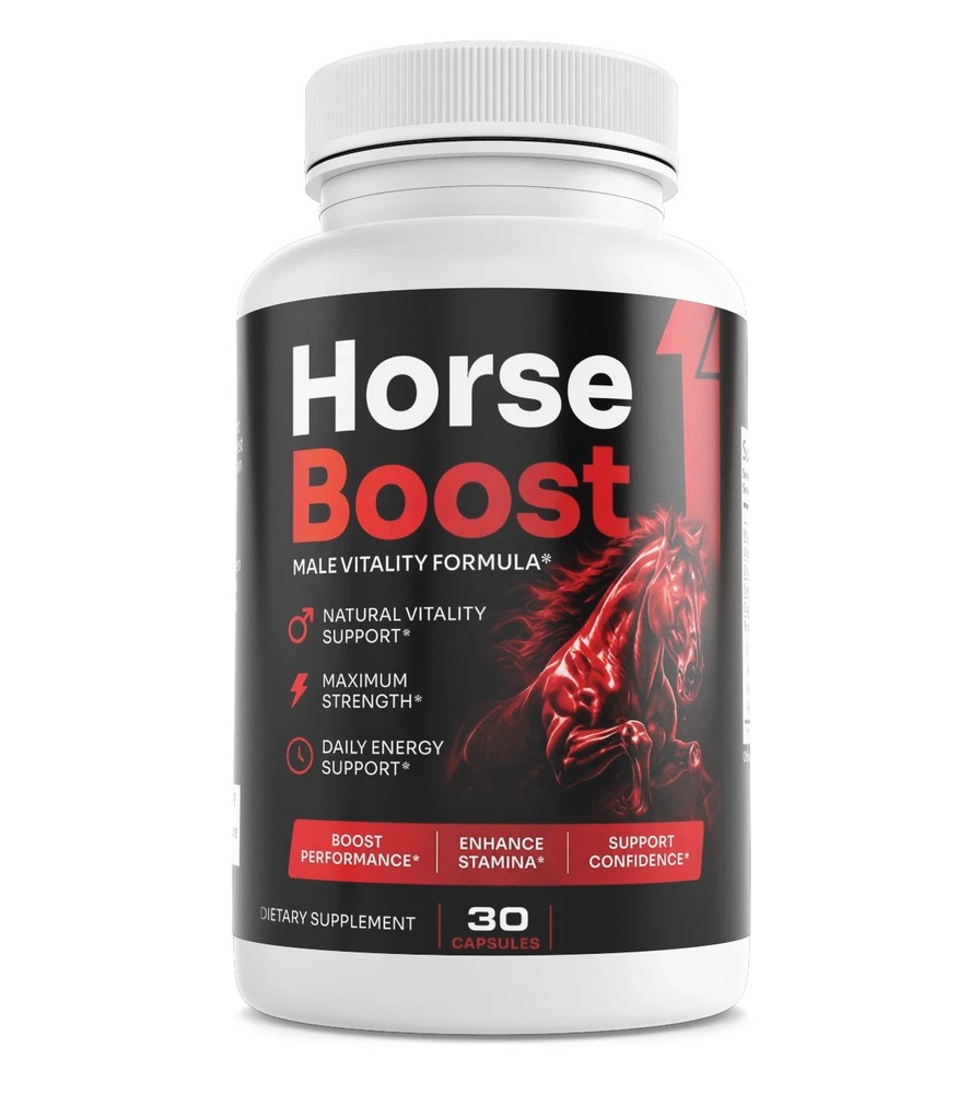 Horse Boost Men’s Wellness Support Supplement 30 Capsules Pack of 1